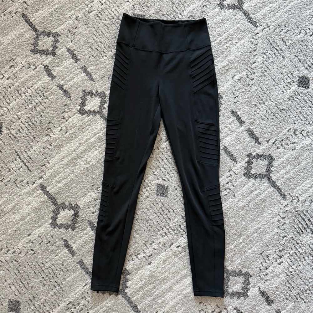Athleta Delancey Moto Tight XS black